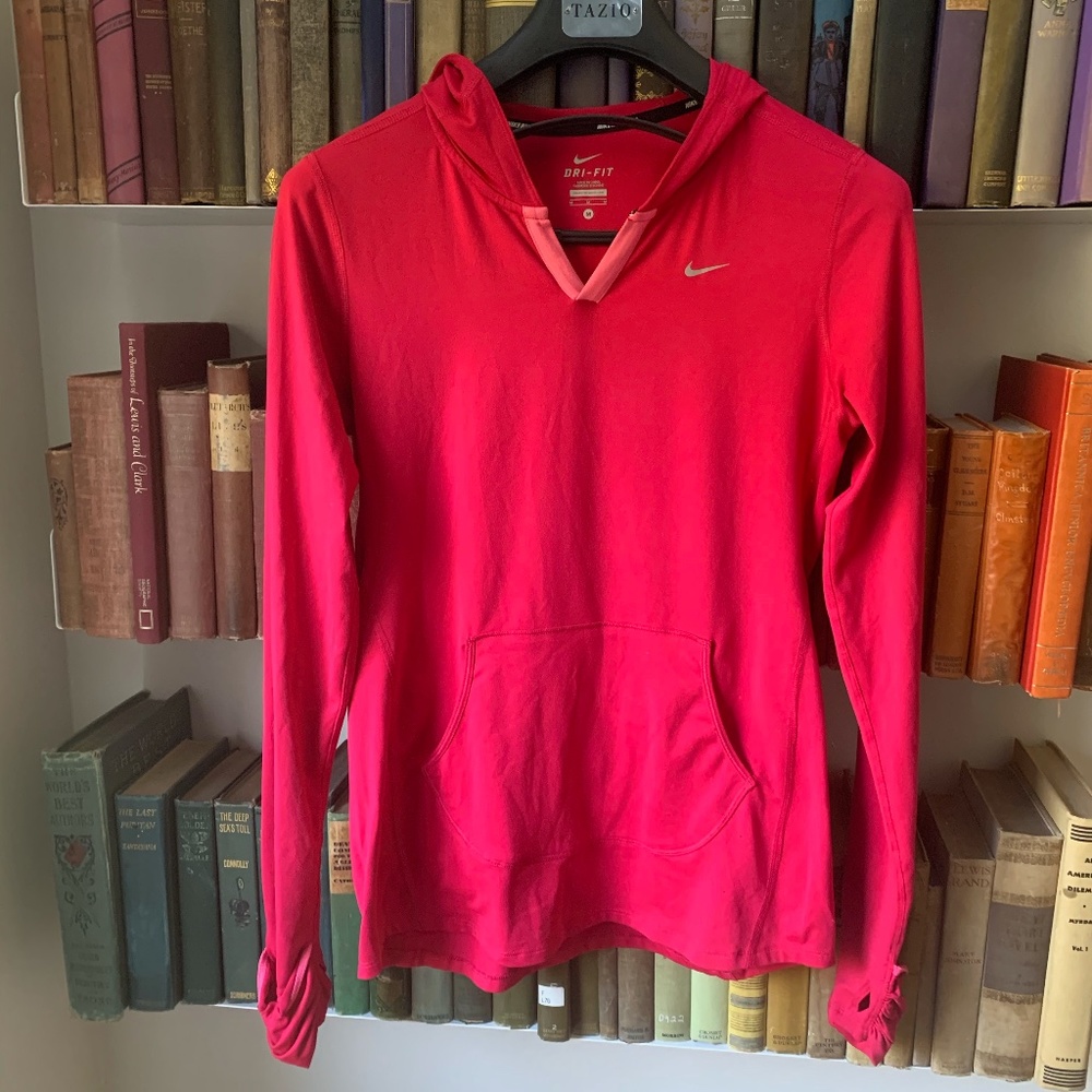 Nike Dry-Fit Hooded Long Sleeve Shirt